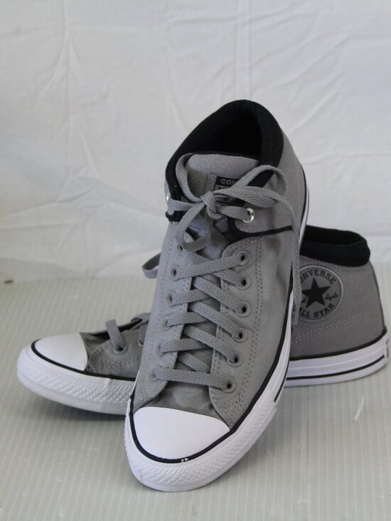 Converse Other - Converse Chuck Taylor All Star Street Mid Gray Black Sneakers Men’s Size 9
